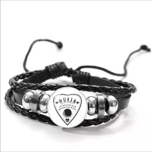 Ouija Snap on Charm Bracelet Adjustable unisex new
